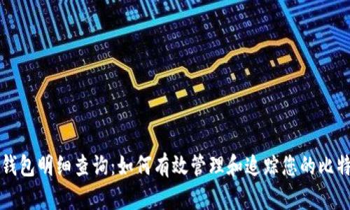 比特币钱包明细查询：如何有效管理和追踪您的比特币资产